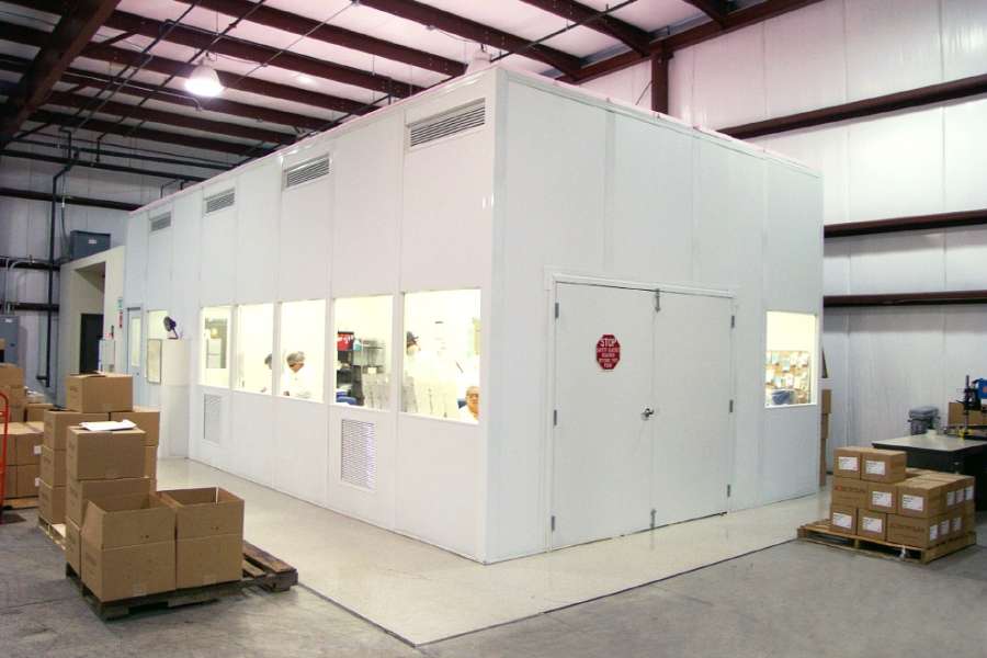 Modular Clean Room Inside Plant