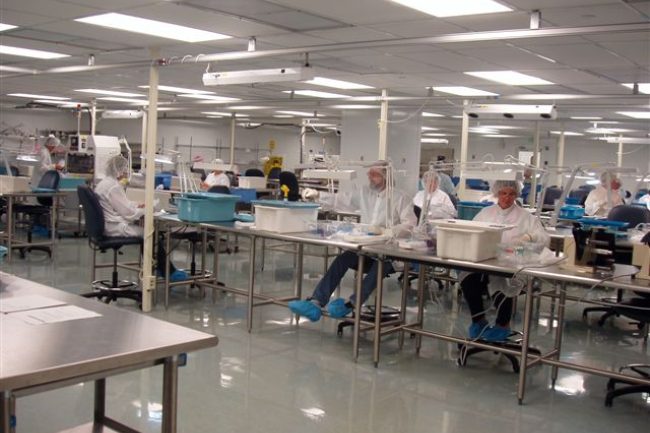 Modular GMP Room Assembly Area