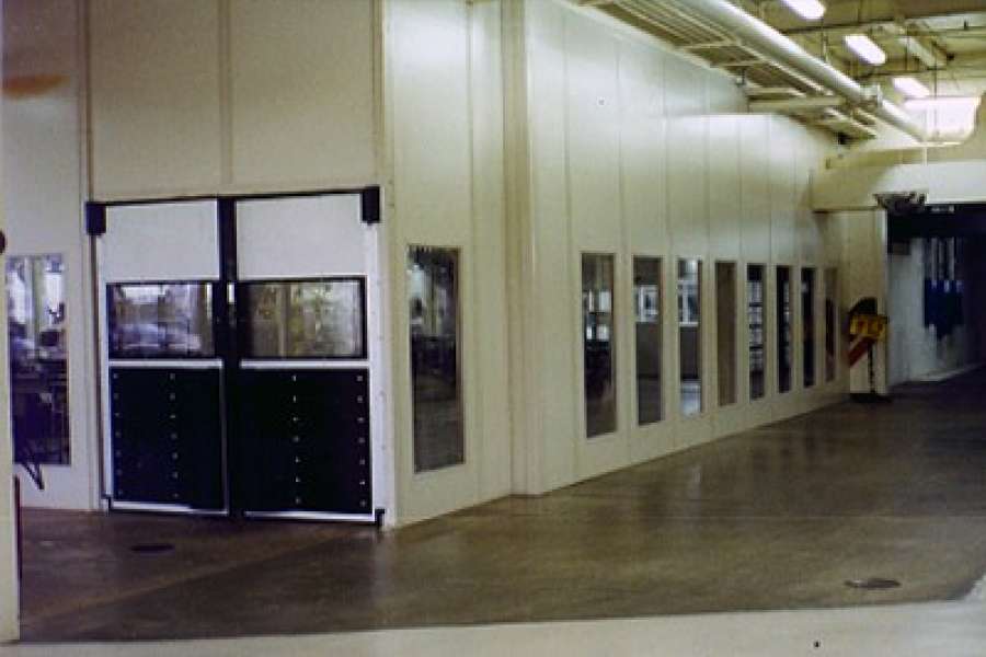 Modular Enclosure Large Swing Doors