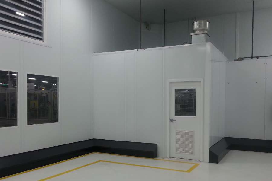 Factory wall divider