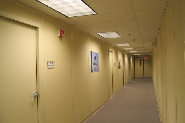 Partitioned Hallway