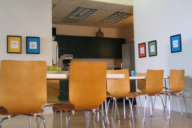 Modular Office Partition Break Room