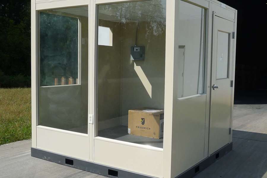 Portable Office with Full Glass