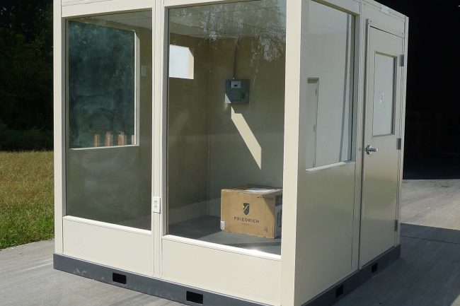 Portable Office with Full Glass