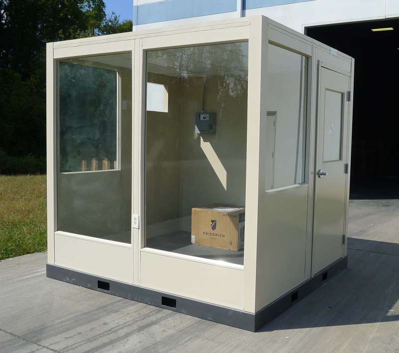 Portable Office with Full Glass