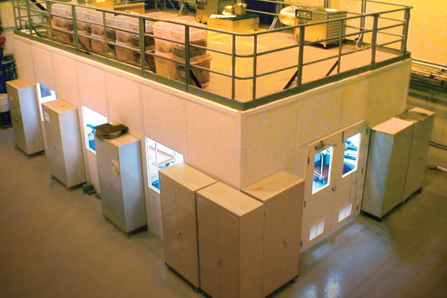 Modular In-plant office with Load Bearing Roof type