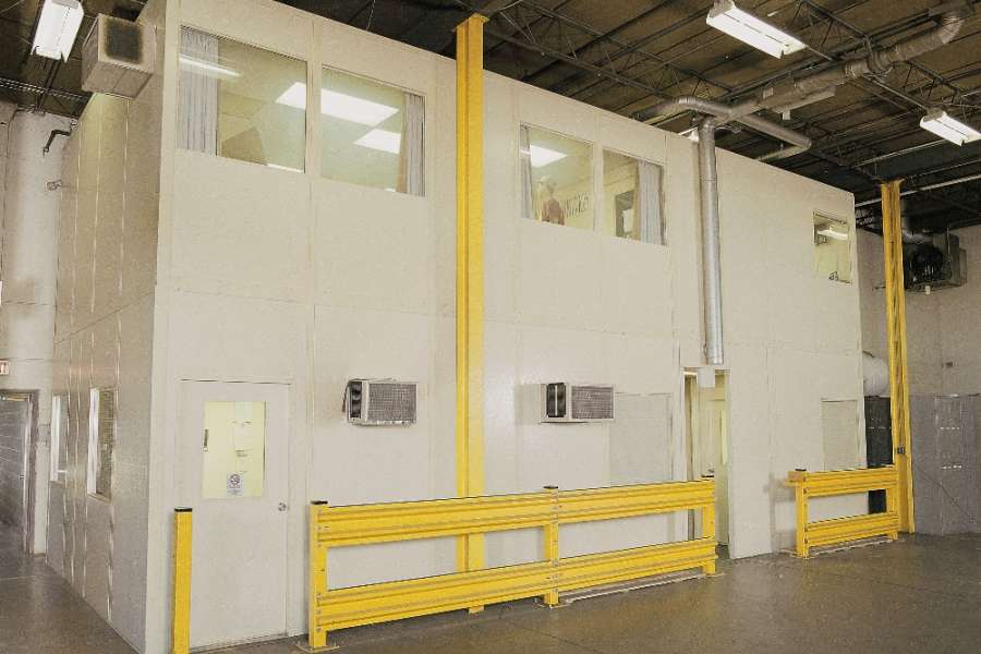 Prefabricated Office and Guard Rail