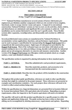 Tough Wall specs