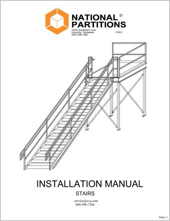 Stair Install