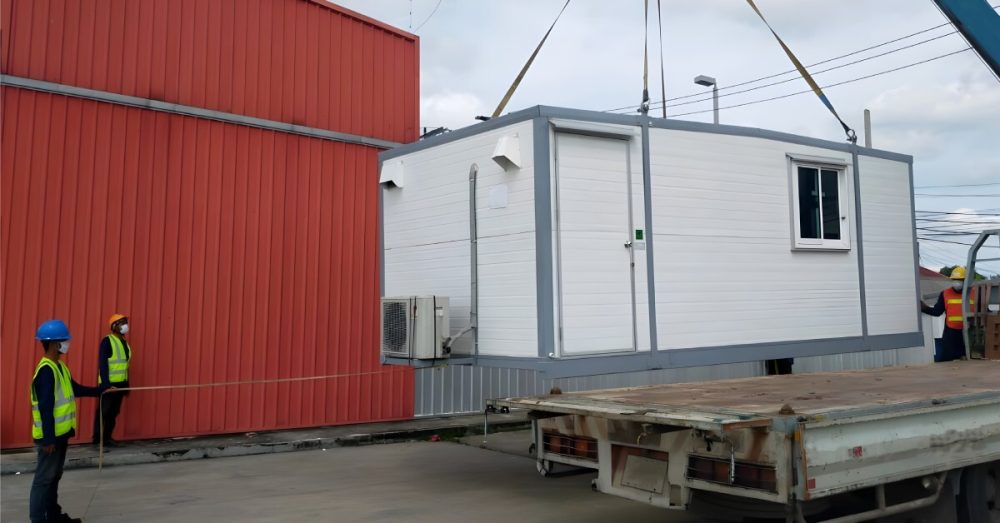 National Partition 351899 Portable Office Installation 2