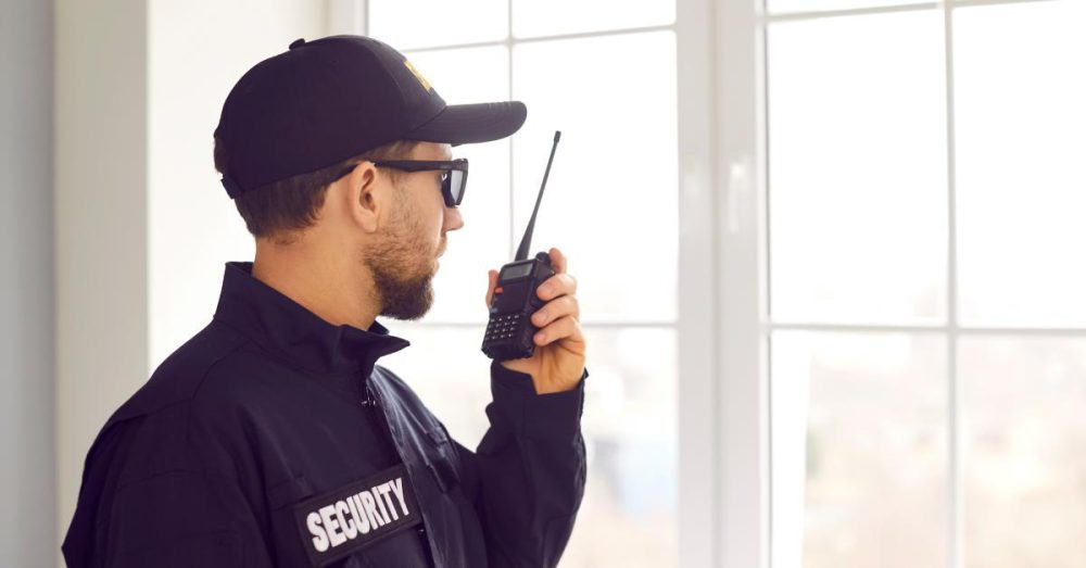 National Partitions 396439 security guard indoors 1